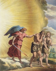 アダムとイブは楽園から追放されました 作： Raffaello Sanzio Raphael